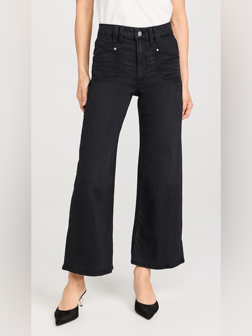 PAIGE Women's Anessa Jeans with Set in Pockets in Renatta Women's 30